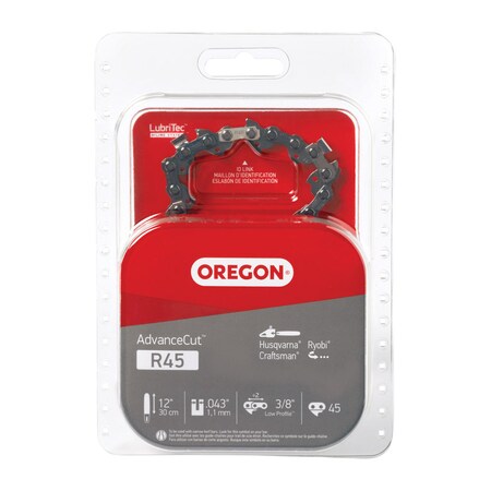 Oregon Oregon AdvanceCut R45 12 in. Chainsaw Chain 45 links R45